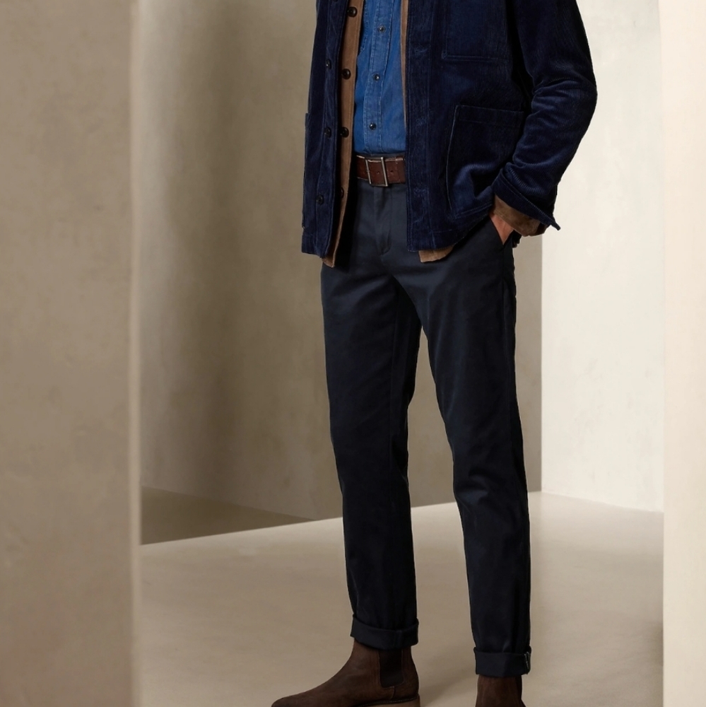 Banana Republic Tapered Rapid Movement Chino